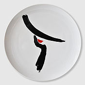 Картины и панно handmade. Livemaster - original item Decorative wall plate Parisian Michel style minimalism. Handmade.