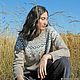 Tweed jumper, sweater "DROPS ROSA" from the Italian merino. Sweaters. Dobryy_vyaz. Online shopping on My Livemaster.  Фото №2