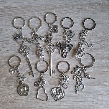 Сумки и аксессуары ручной работы. Ярмарка Мастеров - ручная работа Металлические брелоки. Handmade.