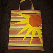 Сумки и аксессуары handmade. Livemaster - original item beach bag: Sunny day. Handmade.