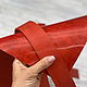 Ременная заготовка Missouri MS03 (3,5+ мм), цв. Красный. Кожа. Prima Pelle (Марина). Ярмарка Мастеров.  Фото №5