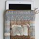 Чехол для iPad "Белый медведь с рыбкой" из ткани. Классическая сумка. Cuteshop. Интернет-магазин Ярмарка Мастеров.  Фото №2