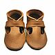 Leather Baby Sandals,Brown Baby Shoes,Baby Moccasins,Ebooba. Babys bootees. ebooba. Online shopping on My Livemaster.  Фото №2