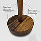 Держатель для бумажных полотенец из ореха. Салфетницы. ELM_woodstudio (мебель и декор). Интернет-магазин Ярмарка Мастеров.  Фото №2