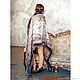 Stole with fur 230 cm x 88 cm. Wraps. National Brand. Online shopping on My Livemaster.  Фото №2