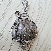 Украшения handmade. Livemaster - original item Charming pendant with mica. Handmade.