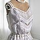 Заказать Vestido de verano de algodón de costura y encaje en estilo Boho Odette-odillia. PolMary. Ярмарка Мастеров. . Sundresses Фото №3