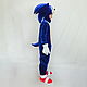 Order sonic the hedgehog. Costume. Work-shop Lillu. Livemaster. . Props for animators Фото №3