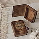 Wooden box with custom engraving in the form of a book. Packing box. Masterskaya krutyh podarkov Trees May. Ярмарка Мастеров.  Фото №4