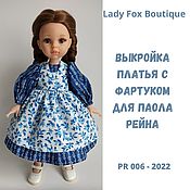 Выкройка: Пальто для куклы Паола Рейна