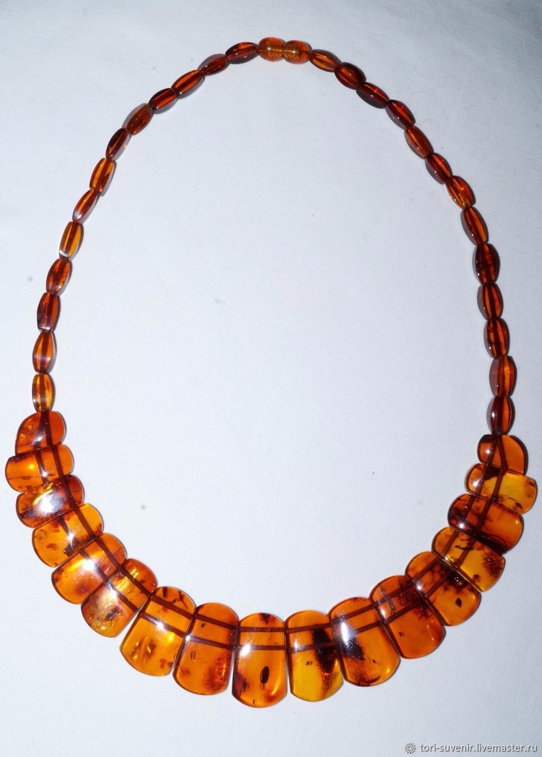 necklace from natural amber, Necklace, Belokuriha,  Фото №1