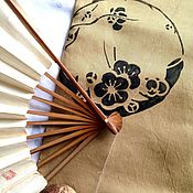 Сумки и аксессуары handmade. Livemaster - original item Japanese silk shopping bag with plum blossom print