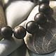 Браслет из натурального мореного дуба. Браслет из бусин. Sphere Art Wood. Ярмарка Мастеров.  Фото №5