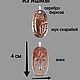 Заказать Кулон жук скарабей и анкх из яшмы и бирюзы. Glyptics.  Украшения из камня.. Ярмарка Мастеров. . Кулон Фото №3