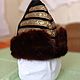  Меховая шапка русская детская, Народные костюмы, Лермонтов,  Фото №1