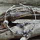Thistle necklace with natural amethysts. Jewelry Sets. desef (desef). Интернет-магазин Ярмарка Мастеров.  Фото №2