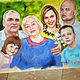 family portrait. Gift for grandma (large format), Fine art photographs, Irkutsk,  Фото №1
