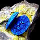 Azurite sawn-humps (paired insert,32/27/8 mm) Mikheevskoe m- nie. Cabochons. Stones of the World. My Livemaster. Фото №4