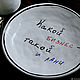 What a business, such a lunch. Plates with funny inscriptions, Plates, Saratov,  Фото №1