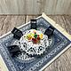 Кукольная миниатюра румбокс набор Скатерть 4 салфе. Румбоксы. Multi Color Crochet (voronkova-olga). Ярмарка Мастеров.  Фото №8