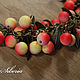 Necklace 'Autumn apples' made of glass beads. Jewelry Sets. BijouSiberia. My Livemaster. Фото №5
