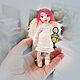 Angel baby with a flashlight Doll or Christmas tree decoration. Interior doll. KapustinaArt. My Livemaster. Фото №5