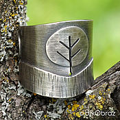 Украшения handmade. Livemaster - original item Silver Ring Forest. Handmade.