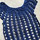 Top openwork 'Anyuta' handmade. Tops. hand knitting from Galina Akhmedova. My Livemaster. Фото №4