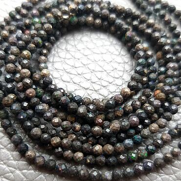 Украшения ручной работы. Ярмарка Мастеров - ручная работа Опал австралийский, бусины 2 мм огранка. Handmade.