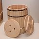 Wooden barrel of 200 litres water. Barrel decorative. Art.17021. Cooperage. SiberianBirchBark (lukoshko70). My Livemaster. Фото №4