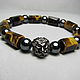 Order Bracelet with tiger eye and hematite ' Your lion'. Beautiful gifts for the good people (Alura-lights). Livemaster. . Bead bracelet Фото №3