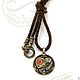 Сердце в стиле Steampunk на кожаном шнуре. Подвеска. NIKISTORE - bronze (nikistore-art). Ярмарка Мастеров.  Фото №4