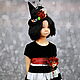 Witch costume for a girl. Carnival costumes for children. Little Princess. My Livemaster. Фото №6