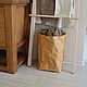 Корзина-мешок для хранения XL 43*25*25 см./цвет миндаль. Корзины. ecoideas.shop. Ярмарка Мастеров.  Фото №4