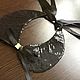 Sets for photo shoots: Bill of lading collar, black. Kits for photo shoots. ERIO SHOP. Online shopping on My Livemaster.  Фото №2