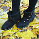 Ankle felted 'Chocolate vintage'. Ankle boots. Valena (Lenamaksi). My Livemaster. Фото №4