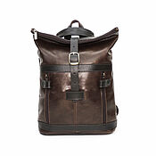 Сумки и аксессуары handmade. Livemaster - original item Backpacks: Women`s Brown Leather Backpack Bag Milano SR56-622. Handmade.