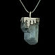 Pendant with apatite crystal from Baikal. Silver, electroplating, Pendants, St. Petersburg,  Фото №1