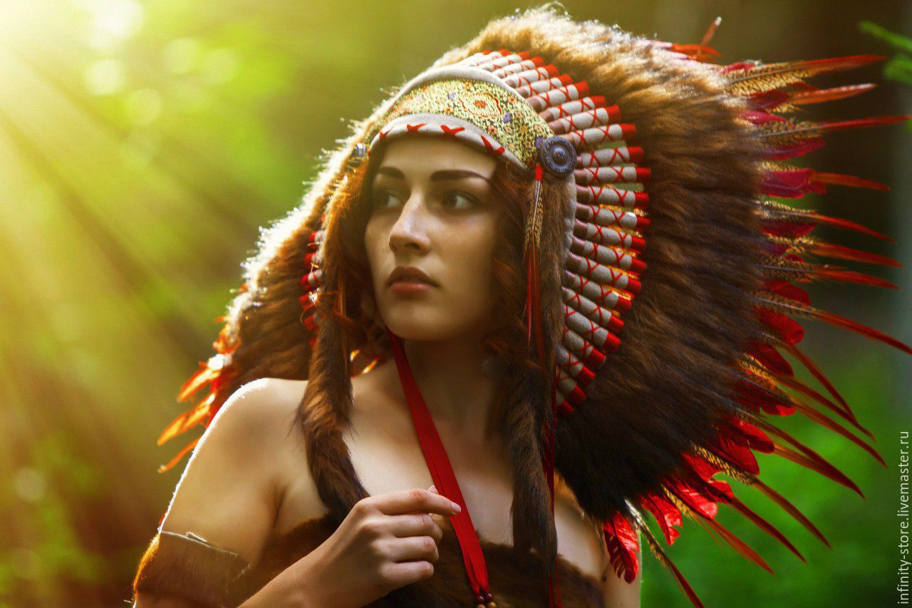 Back to listings Indian headdress - Sunset Flame в интернет-магазине на Ярм...