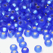 Материалы для творчества handmade. Livemaster - original item Czech beads 10/0 Matte Blue 10 g 37050 Preciosa. Handmade.