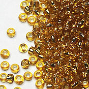 Материалы для творчества handmade. Livemaster - original item Czech beads 10/0 Golden light 10 g Preciosa. Handmade.