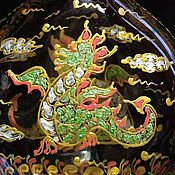 Посуда handmade. Livemaster - original item A bottle with a dragon. Handmade.