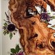 Обеденный стол из эпоксидной смолы и дерева с сухоцветами. Столы. Lady Du ART. Ярмарка Мастеров.  Фото №6