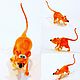 Interior glass figurine - Rat cycle of market sketches. Figurines. In Glass. Online shopping on My Livemaster.  Фото №2