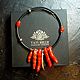 A necklace of coral 'hot Peppers'. Necklace. Handiwork decorations. My Livemaster. Фото №4
