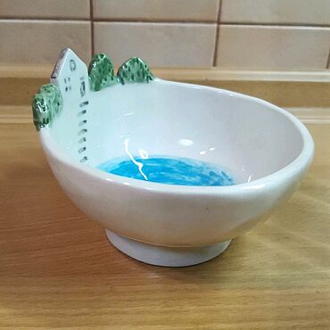 Посуда ручной работы. Ярмарка Мастеров - ручная работа Керамическая пиала. Handmade.