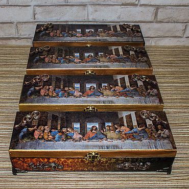 Шкатулка "Фиолетовое золото" в интернет-магазине на Ярмарке Мастеров ...