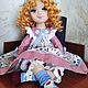 Интерьерная текстильная кукла:Полина, Интерьерная кукла, Урень,  Фото №1