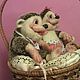 Teddy Animals: funny babies hoglets (filc). Teddy Toys. Vintage Teddys House. My Livemaster. Фото №6