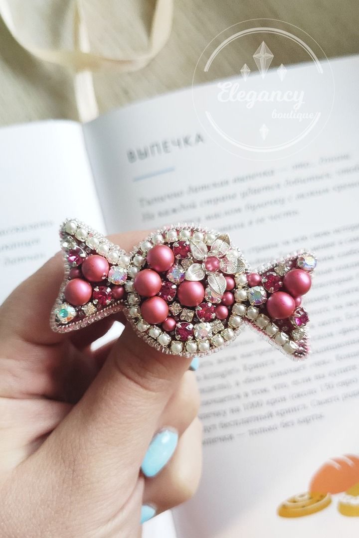 Pink candy brooch / Sweet Life candy', Brooches, St. Petersburg,  Фото №1